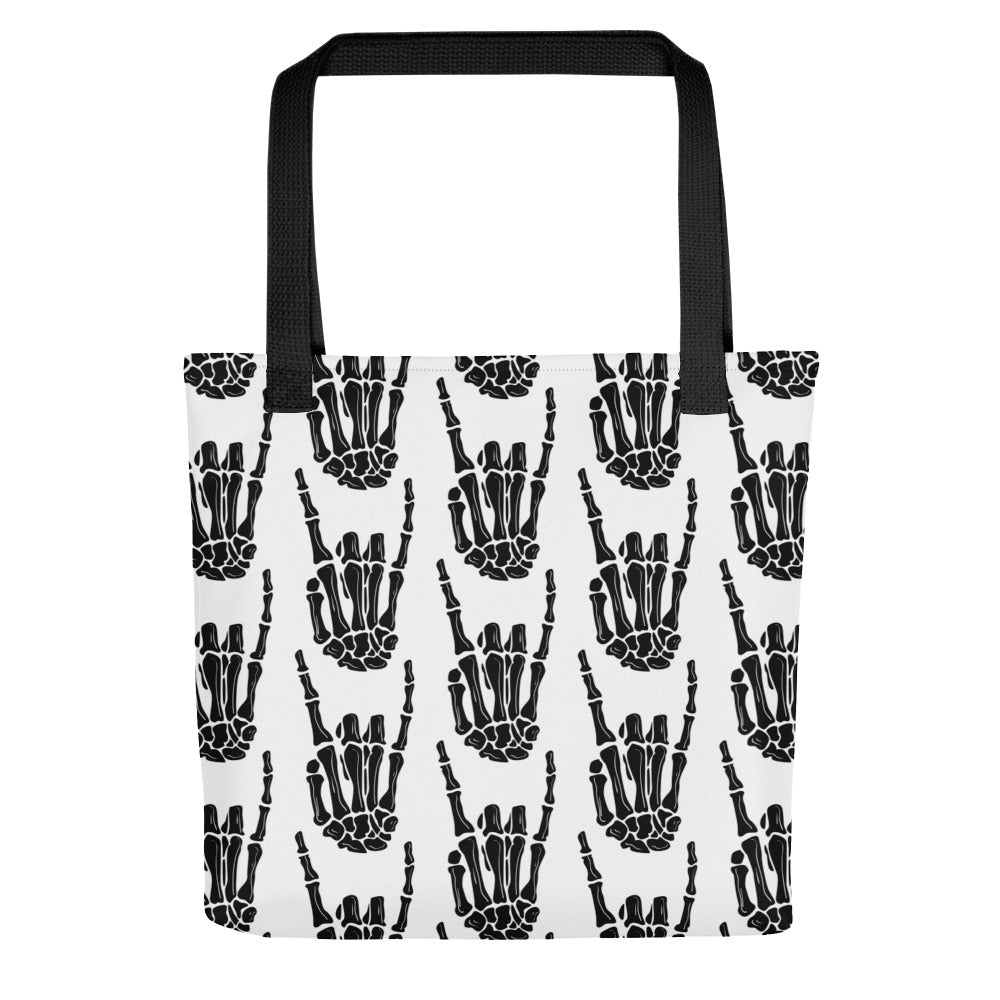 Rock On (White) - Tote bag