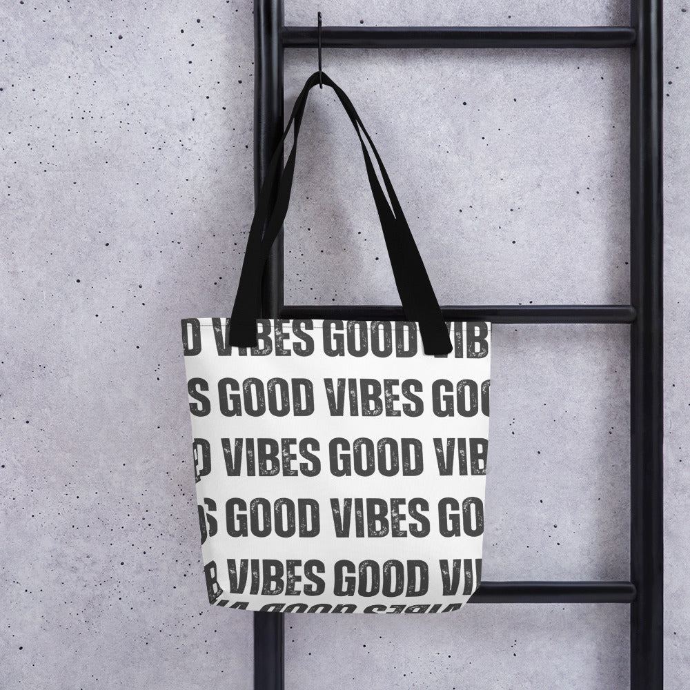 Good Vibes - White Tote bag