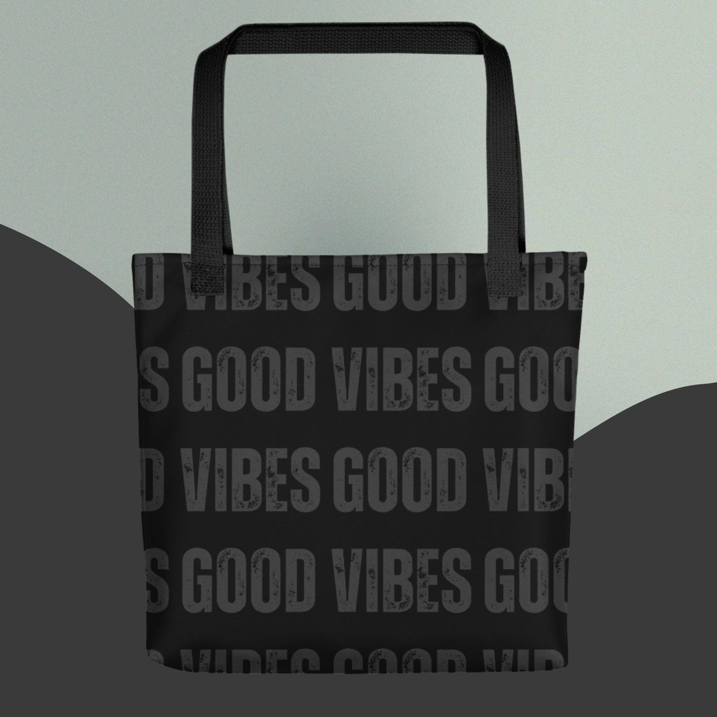 Good Vibes - Black Tote bag