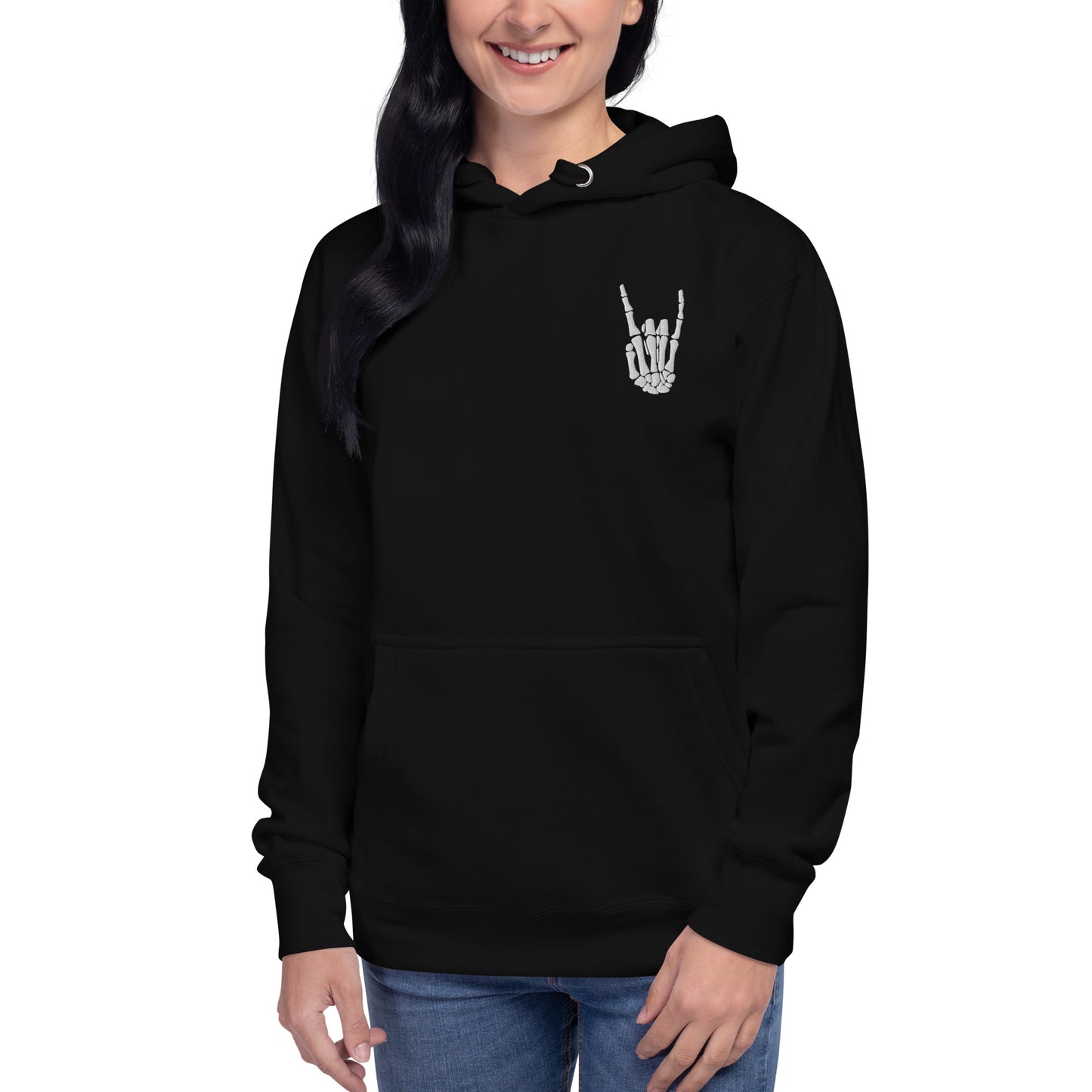 Embroidered Rock On - Unisex Hoodie