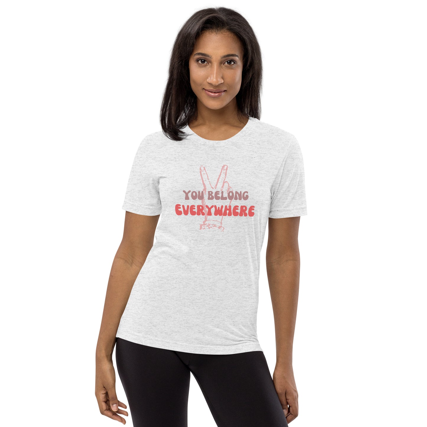You Belong Everywhere (pink) - Short sleeve t-shirt
